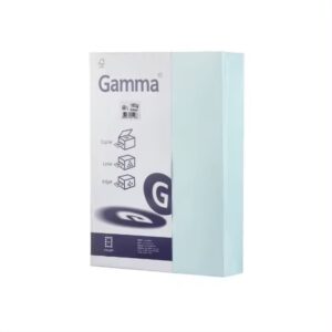กระดาษการ์ดสีฟ้า A4 120 แกรม 250 แผ่น Gamma