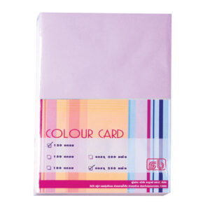 กระดาษการ์ดสีม่วง A4 120 แกรม 250 แผ่น SB
