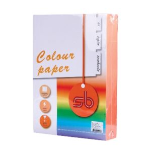 กระดาษถ่ายเอกสารสีส้ม A4 80 แกรม SB สีเข้ม 500 แผ่น