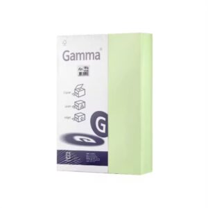 กระดาษการ์ดสีเขียว A4 120 แกรม 250 แผ่น Gamma