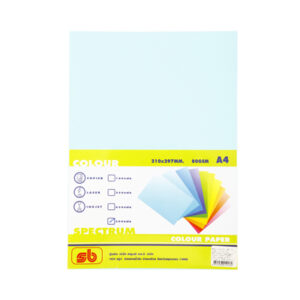 กระดาษถ่ายเอกสารสีฟ้าเข้ม A4 80 แกรม SB Spectrum 500 แผ่น