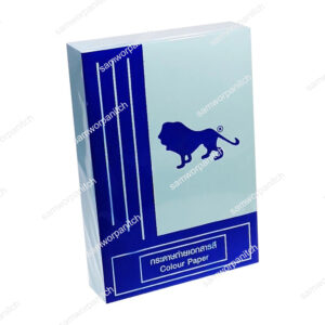 กระดาษถ่ายเอกสารสีฟ้า A4 80 แกรม  สิงห์