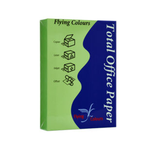กระดาษถ่ายเอกสารสีเขียวตอง A4 80 แกรม Flying 500 แผ่น